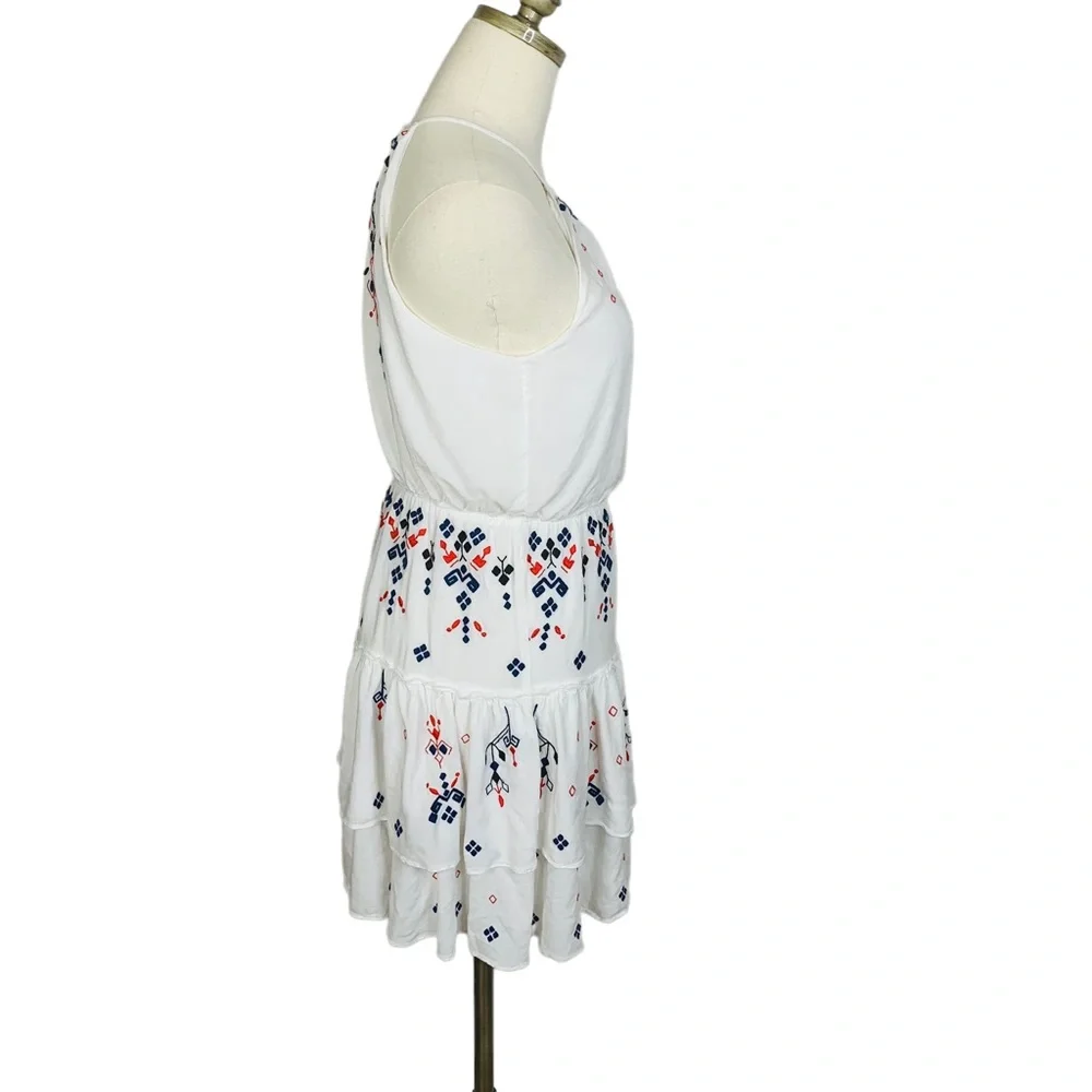 PARKER Quintana embroidered halter dress MEDIUM 3431 - Picture 5 of 11
